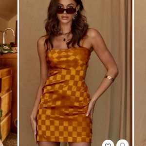 12th Tribe Orange Ava Poppy Dress